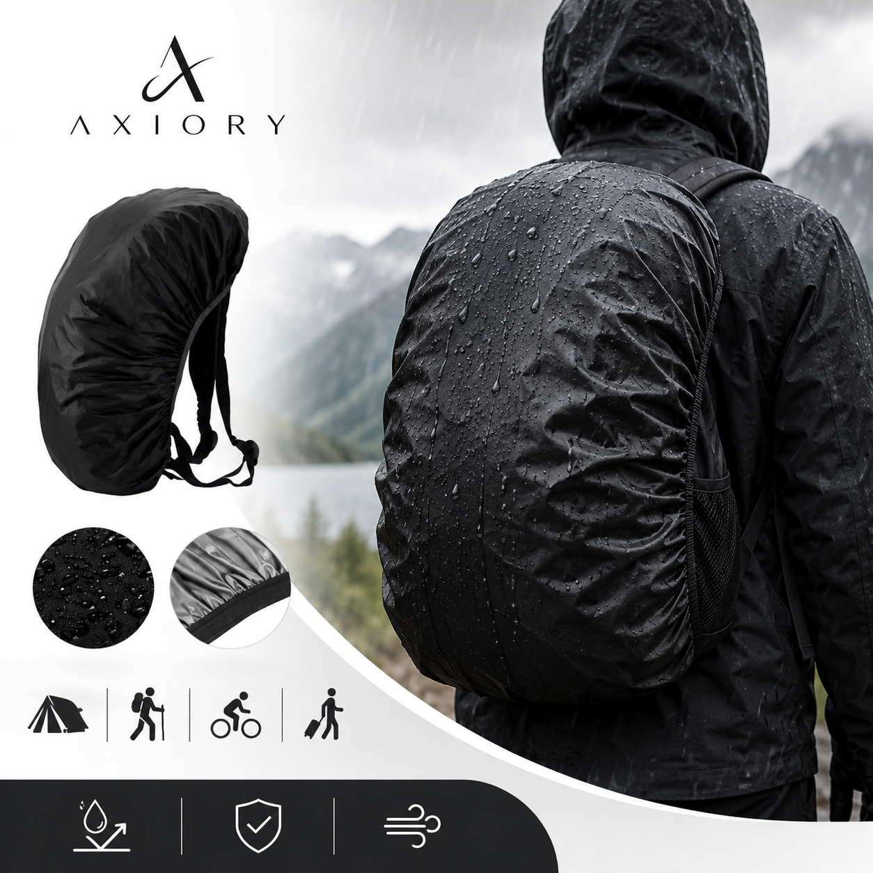 AXIORY RainCover Funda Impermeable Premium