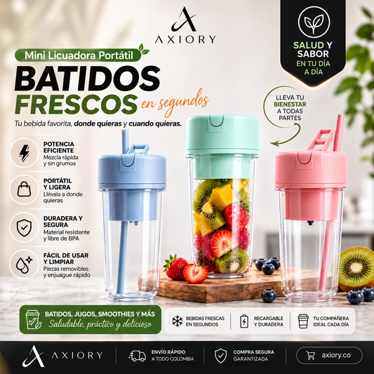 Termo Licuadora para Jugos y Batidos