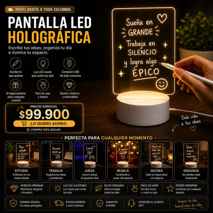 Pantalla Led Holografica