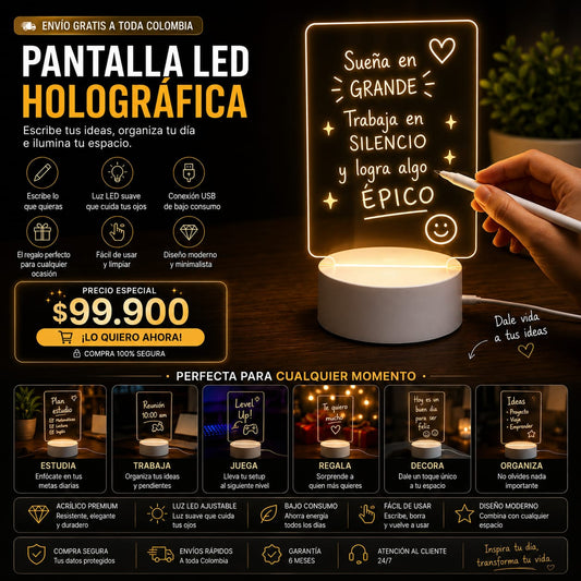 Pantalla Led Holografica
